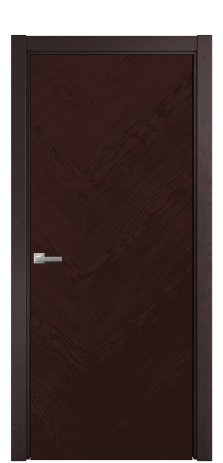 Дверь межкомнатная Unit 05 Цвет Мореный Дуб Покрытие Шпон натуральный  Наличник L 75 Цена 54600