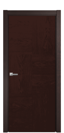 Дверь межкомнатная Юнит 06 Цвет Мореный Дуб Покрытие Шпон натуральный  Наличник L 75 Цена 58050