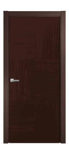 Дверь межкомнатная Unit 06 Цвет Каштановый Орех Покрытие Шпон натуральный  Наличник L 75 Цена 57475