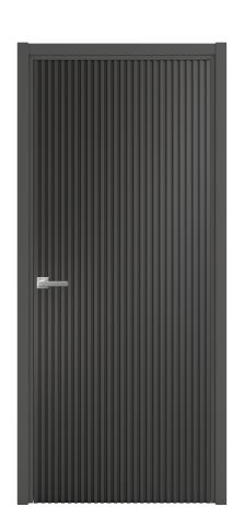 Дверь межкомнатная Spline Цвет Антрацит Покрытие Эмаль  Наличник L 50 Цена 59745