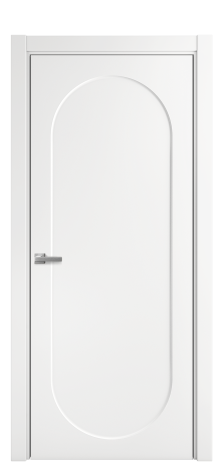 Дверь межкомнатная Anse 1 Цвет Белый Покрытие Эмаль  Наличник L 75 Цена 36974