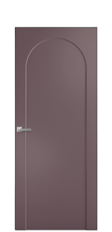 Дверь межкомнатная Anse 2 Цвет Лиловый Покрытие Эмаль  Наличник Скрытый короб хром Цена 69310