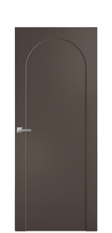 Дверь межкомнатная Anse 2 Цвет Коричневый Покрытие Эмаль  Наличник Скрытый короб хром Цена 69310