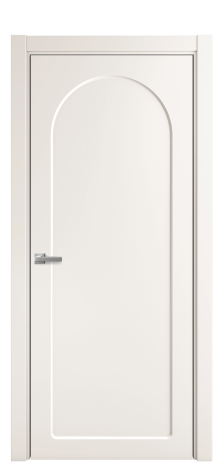 Дверь межкомнатная Anse 3 Цвет Молочный Покрытие Эмаль  Наличник L 75 Цена 47325