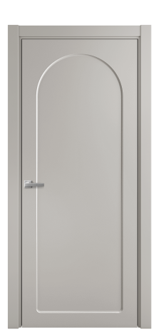 Дверь межкомнатная Anse 3 Цвет Серый Шелк Покрытие Эмаль  Наличник L 75 Цена 47325