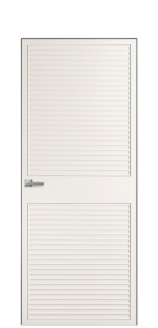 Дверь межкомнатная Space 02 Цвет Молочный Покрытие Эмаль  Наличник Скрытый короб хром Цена 66610