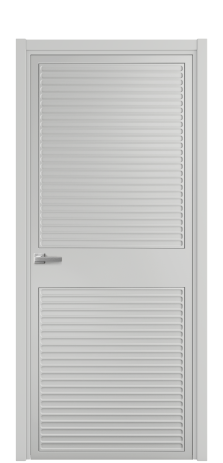 Дверь межкомнатная Space 02 Цвет Телегрей Покрытие Эмаль  Наличник L 50 Цена 52175