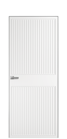 Дверь межкомнатная Space 22 Цвет Коричневый Покрытие Эмаль  Наличник Скрытый короб хром Цена 68303