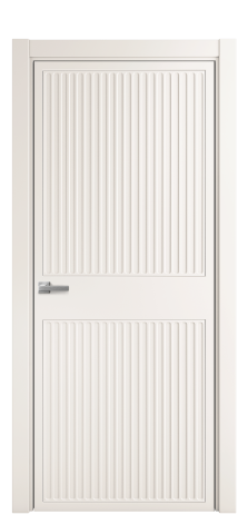 Дверь межкомнатная Спейс 22 Цвет Молочный Покрытие Эмаль  Наличник L 75 Цена 49475