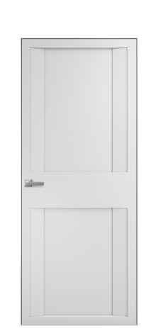 Дверь межкомнатная Podio 01 Цвет Облачный Покрытие Эмаль  Наличник Скрытый короб хром Цена 66610