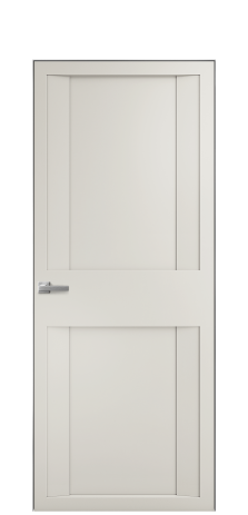 Дверь межкомнатная Podio 01 Цвет Дымчатый Покрытие Эмаль  Наличник Скрытый короб хром Цена 66610