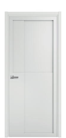Дверь межкомнатная Подио 02 Цвет Облачный Покрытие Эмаль  Наличник L 50 Цена 49475
