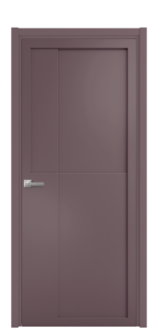 Дверь межкомнатная Podio 02 Цвет Лиловый Покрытие Эмаль  Наличник L 50 Цена 51168