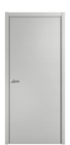 Дверь межкомнатная Порте 39-00 Цвет Ясень Телегрей Покрытие Шпон крашеный горизонталь Наличник L 50 Цена 41675