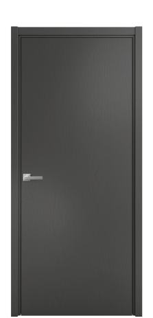 Дверь межкомнатная Порте 39-00 Цвет Ясень Антрацит Покрытие Шпон крашеный вертикаль Наличник L 50 Цена 41675