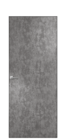 Дверь межкомнатная Porte 39-00 Цвет Айс какао Покрытие ПВХ ФАКТУРНЫЕ Наличник Скрытый короб хром Цена 33900