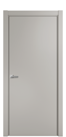 Дверь межкомнатная Porte 39-00 Цвет Серый Шелк Покрытие Эмаль  Наличник L 75 Цена 38475