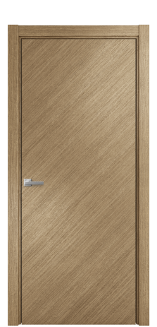 Дверь межкомнатная Porte 39-00 Цвет Дуб Янтарь Покрытие Шпон масло диагональ Наличник L 75 Цена 54325