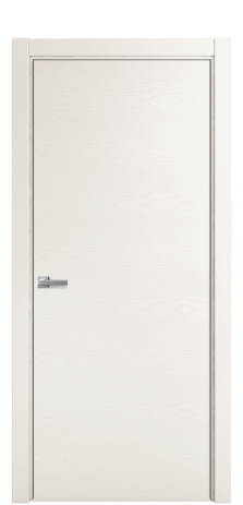 Дверь межкомнатная Porte 39-00 Цвет Ясень Молочный Покрытие Шпон крашеный горизонталь Наличник L 75 Цена 41675