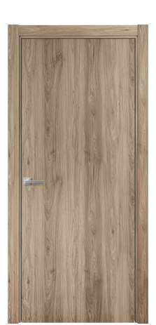 Дверь межкомнатная Porte 39-00 Цвет Орех NY смоук Покрытие ПВХ WOOD NATURAL Наличник L 75 Цена 18764