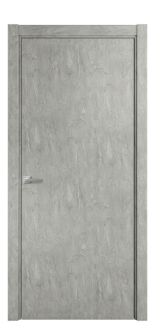 Дверь межкомнатная Porte 39-00 Цвет Скол камня грей Покрытие ПВХ ORIGINAL Наличник L 75 Цена 18764