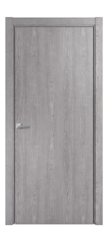 Дверь межкомнатная Porte 39-00 Цвет Дуб Кварц Покрытие Шпон натуральный вертикаль Наличник L 75 Цена 38825