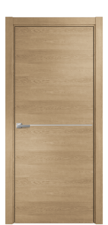 Дверь межкомнатная Слот 10-001 Цвет Дуб Светлый Покрытие Шпон натуральный  Наличник L 75 Цена 48750