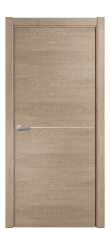 Дверь межкомнатная Slot 10-001 Цвет Дуб Песочный Покрытие Шпон натуральный  Наличник L 75 Цена 46050