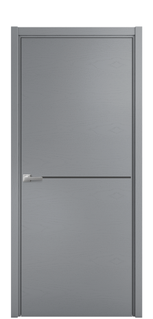 Дверь межкомнатная Slot 10-001 Цвет Ясень Гриджио Покрытие Шпон крашеный  Наличник L 50 Цена 42925