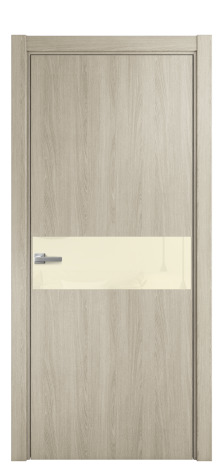 Дверь межкомнатная Ветро 11 Цвет Мадейра песок Покрытие ПВХ ПОД ДЕРЕВО Наличник L 75 Цена 34100