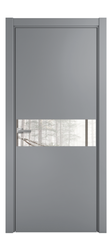 Дверь межкомнатная Ветро 11 Цвет Гриджио Покрытие Эмаль  Наличник L 75 Цена 47073