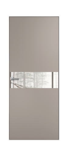 Дверь межкомнатная Ветро 11 Цвет Какао Покрытие Эмаль  Наличник Скрытый короб хром Цена 45550