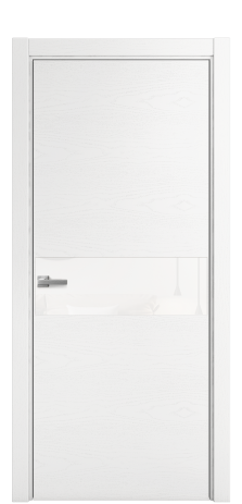 Дверь межкомнатная Ветро 11 Цвет Ясень Белый Покрытие Шпон крашеный  Наличник L 75 Цена 48775