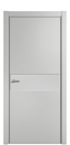 Дверь межкомнатная Ветро 11 Цвет Телегрей Покрытие Эмаль  Наличник L 75 Цена 45575