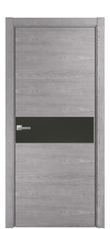 Дверь межкомнатная Ветро 11 Цвет Дуб Кварц Покрытие Шпон натуральный  Наличник L 75 Цена 51650