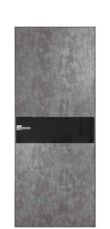 Дверь межкомнатная Vetro 11 Цвет Ice cacao Покрытие ПВХ ORIGINAL Наличник Скрытый короб хром Цена 42560