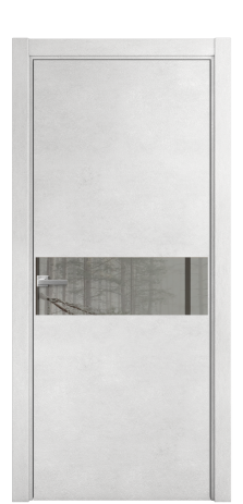 Дверь межкомнатная Vetro 11 Цвет Бетон известковый Покрытие ПВХ ORIGINAL Наличник L 75 Цена 34600