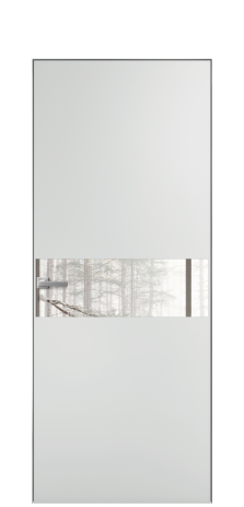 Дверь межкомнатная Vetro 11 Цвет Дымчатый Покрытие Эмаль  Наличник Скрытый короб хром Цена 63210