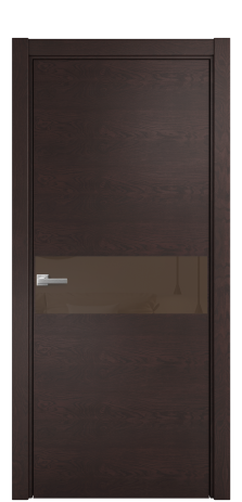 Дверь межкомнатная Vetro 11 Цвет Мореный Дуб Покрытие Шпон натуральный  Наличник L 75 Цена 51650