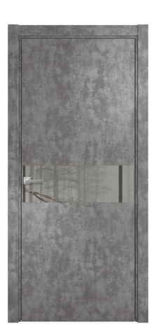 Дверь межкомнатная Vetro 11 Цвет Ice cacao Покрытие ПВХ ORIGINAL Наличник L 75 Цена 31325