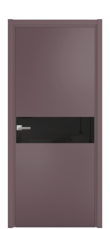 Дверь межкомнатная Vetro 11 Цвет Лиловый Покрытие Эмаль  Наличник L 50 Цена 44675