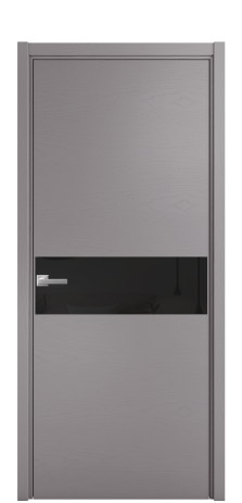 Дверь межкомнатная Vetro 11 Цвет Ясень Ирис Покрытие Шпон крашеный  Наличник L 50 Цена 48025