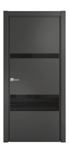 Дверь межкомнатная Vetro 12 Цвет Антрацит Покрытие Эмаль  Наличник L 75 Цена 35545 Дверь межкомнатная Vetro 12 Цвет Антрацит Покрытие Эмаль  Наличник L 75 Цена 35545