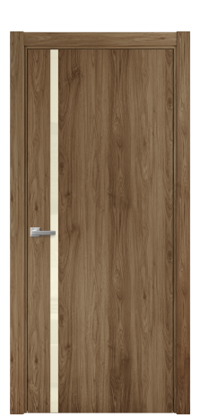 Дверь межкомнатная Vetro 13 Цвет Орех NY классический Покрытие ПВХ WOOD NATURAL Наличник L 75 Цена 30825