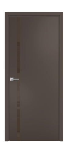 Дверь межкомнатная Vetro 13 Цвет Коричневый Покрытие Эмаль  Наличник L 50 Цена 44675