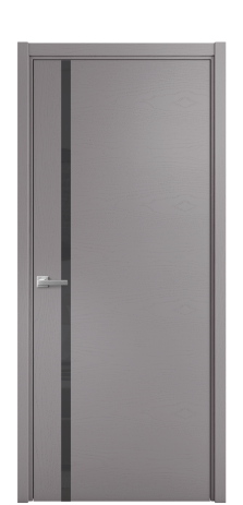 Дверь межкомнатная Vetro 13 Цвет Ясень Ирис Покрытие Шпон крашеный  Наличник L 50 Цена 48025