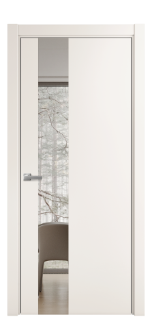 Дверь межкомнатная Vetro 14 Цвет Молочный Покрытие Эмаль  Наличник L 75 Цена 45575