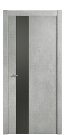 Дверь межкомнатная Ветро 14 Цвет Бетон серый Покрытие ПВХ ФАКТУРНЫЕ Наличник L 75 Цена 34100