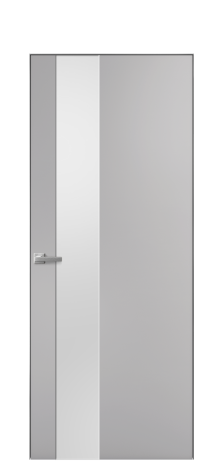 Дверь межкомнатная Ветро 14 Цвет Галечный Покрытие Эмаль  Наличник Скрытый короб хром Цена 47048