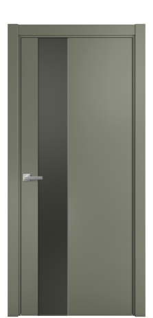 Дверь межкомнатная Ветро 14 Цвет Зеленый Покрытие Эмаль  Наличник L 75 Цена 47073